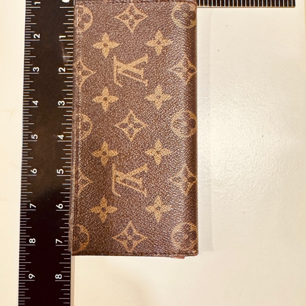 Louis Vuitton Monogram bifold wallet 100% hand made soft quilt leather - Picture 2 of 16